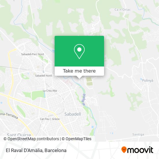 El Raval D'Amàlia map