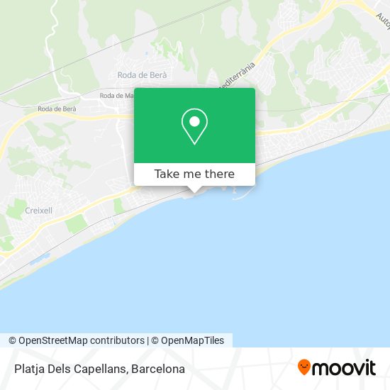 Platja Dels Capellans map
