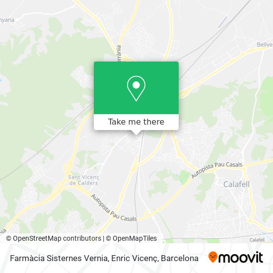 Farmàcia Sisternes Vernia, Enric Vicenç map