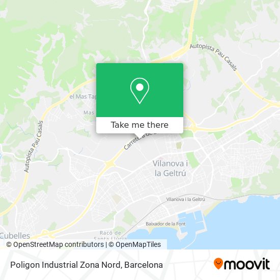 Poligon Industrial Zona Nord map