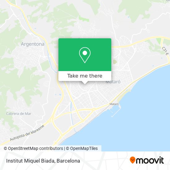 Institut Miquel Biada map