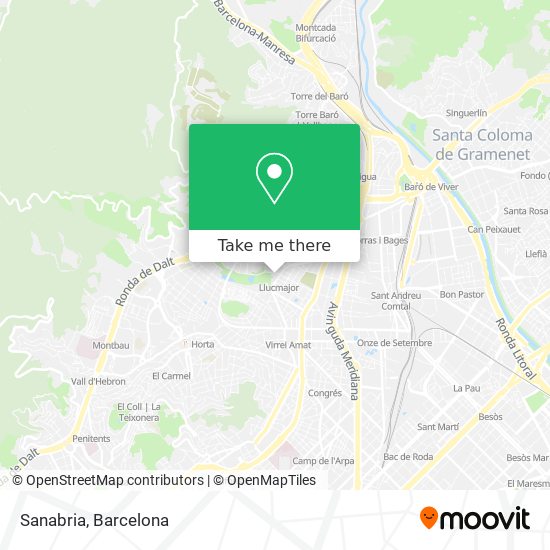 Sanabria map