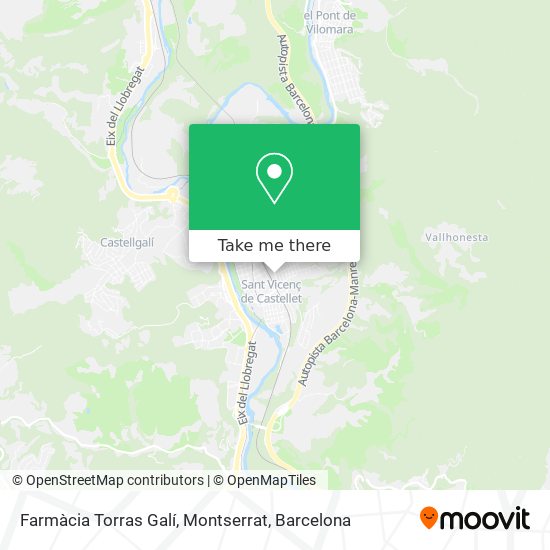 Farmàcia Torras Galí, Montserrat map