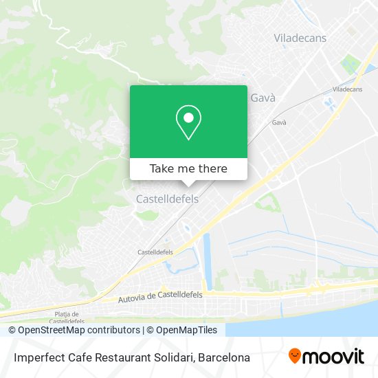 Imperfect Cafe Restaurant Solidari map