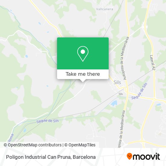Polígon Industrial Can Pruna map