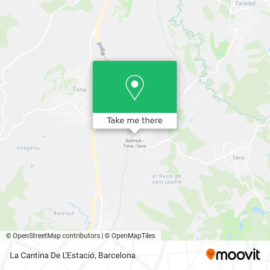 La Cantina De L'Estació map