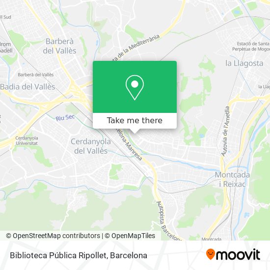 Biblioteca Pública Ripollet map