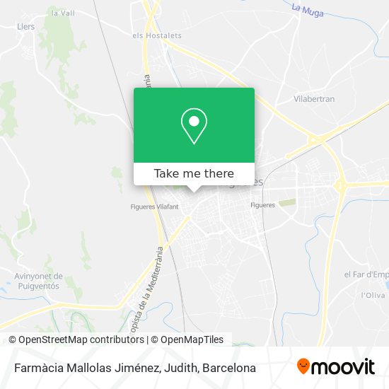 Farmàcia Mallolas Jiménez, Judith map