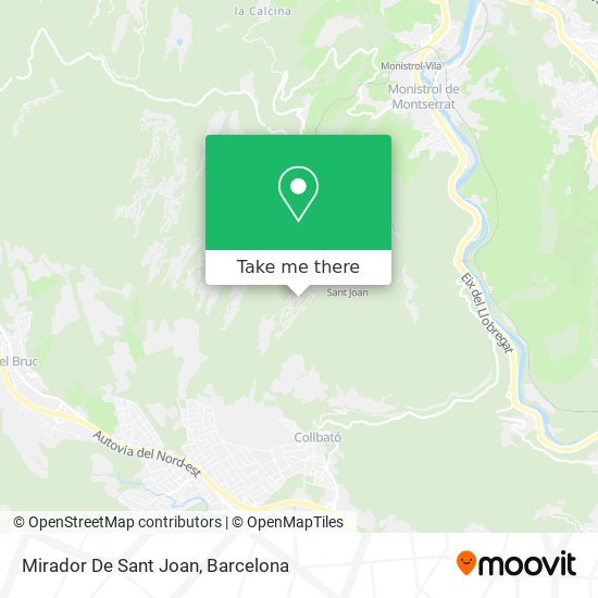 Mirador De Sant Joan map