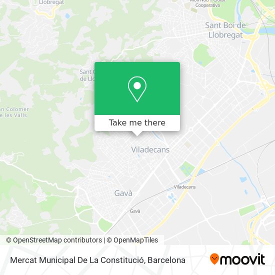 Mercat Municipal De La Constitució map