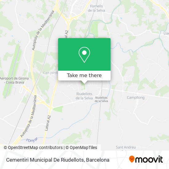 Cementiri Municipal De Riudellots map