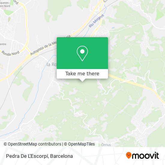 Pedra De L'Escorpí map