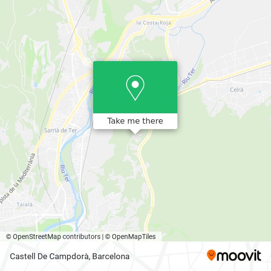 Castell De Campdorà map