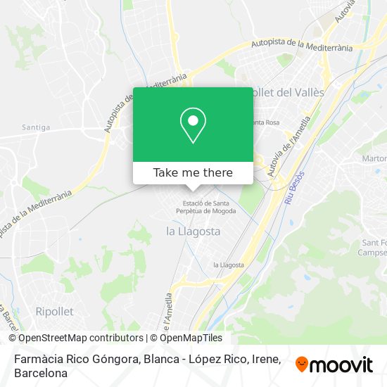 Farmàcia Rico Góngora, Blanca - López Rico, Irene map