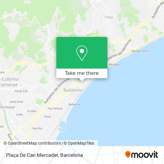 Plaça De Can Mercader map