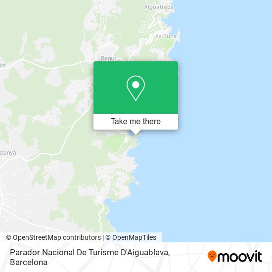 Parador Nacional De Turisme D'Aiguablava map
