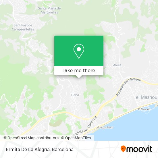 Ermita De La Alegría map