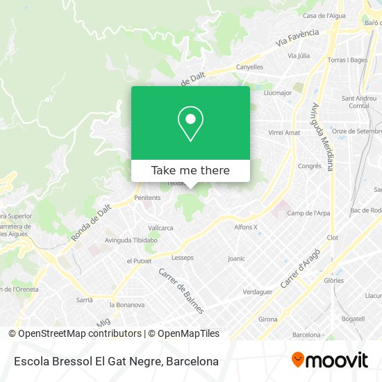 mapa Escola Bressol El Gat Negre