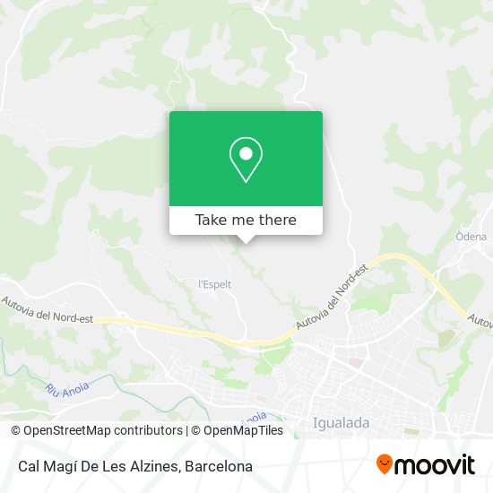 Cal Magí De Les Alzines map