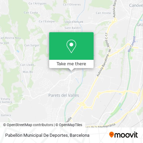 Pabellón Municipal De Deportes map