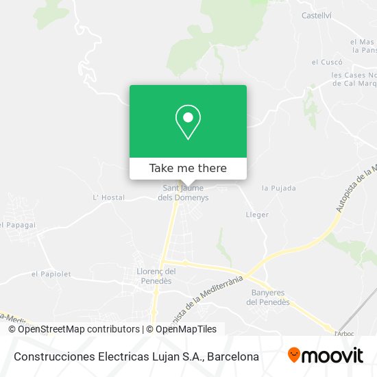 Construcciones Electricas Lujan S.A. map