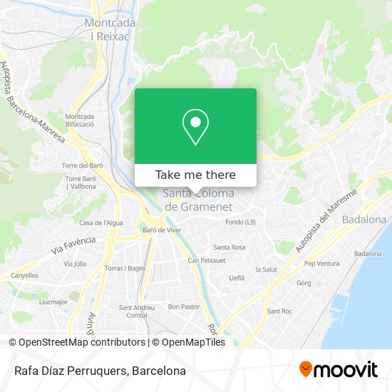 Rafa Díaz Perruquers map