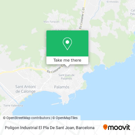 Polígon Industrial El Pla De Sant Joan map