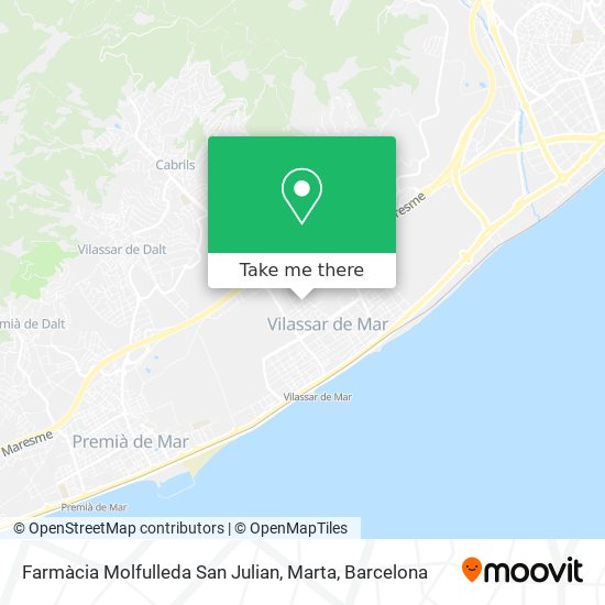 Farmàcia Molfulleda San Julian, Marta map