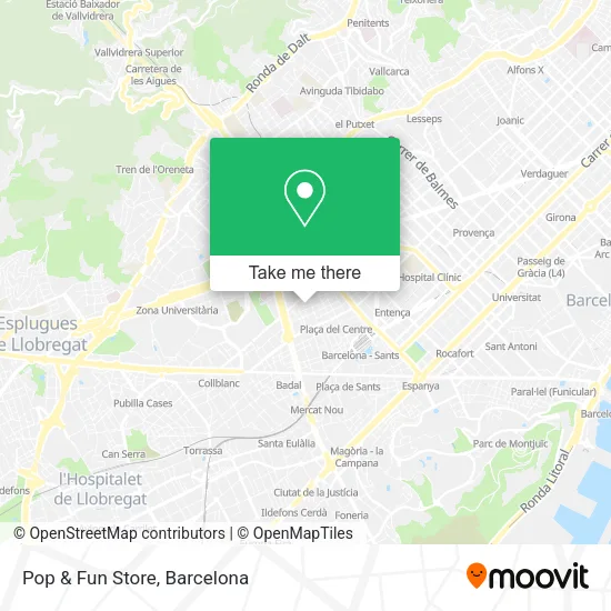 Pop & Fun Store map