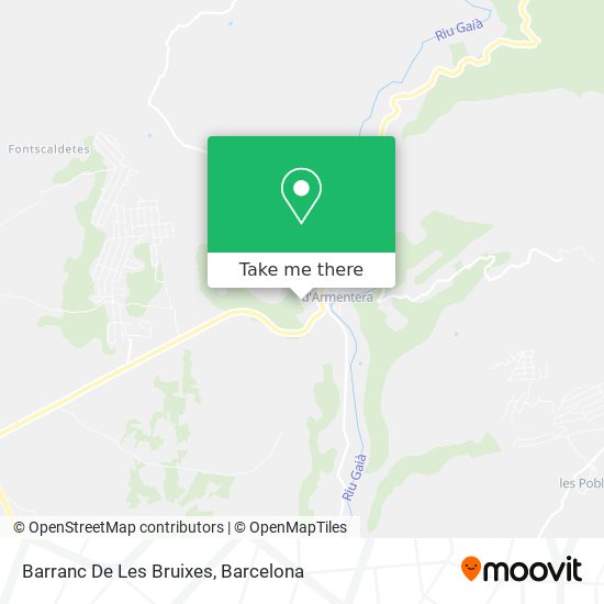 Barranc De Les Bruixes map