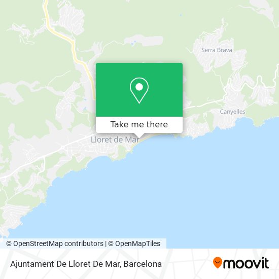 mapa Ajuntament De Lloret De Mar