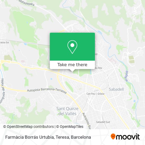 Farmàcia Borrás Urtubia, Teresa map