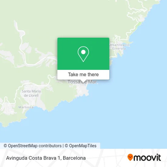 Avinguda Costa Brava 1 map