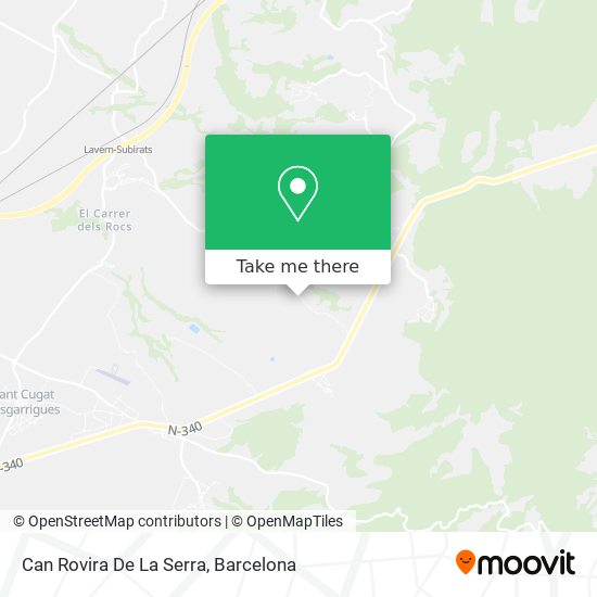 Can Rovira De La Serra map
