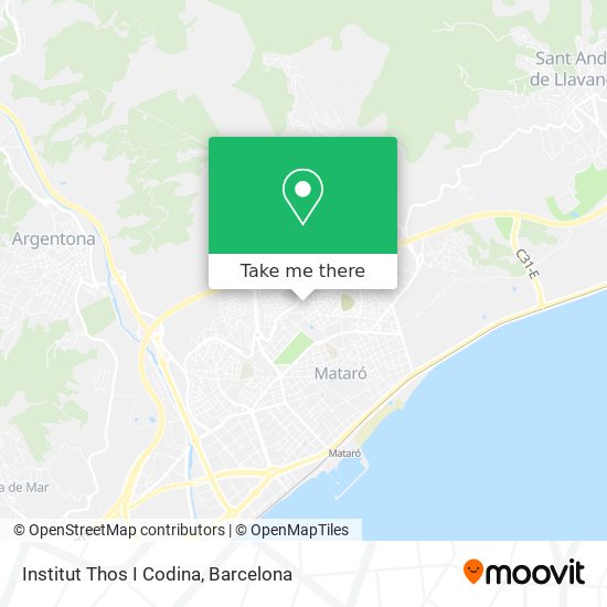 Institut Thos I Codina map