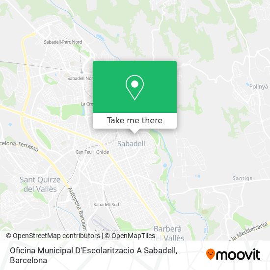 Oficina Municipal D'Escolaritzacio A Sabadell map