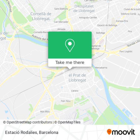 Estació Rodalies map