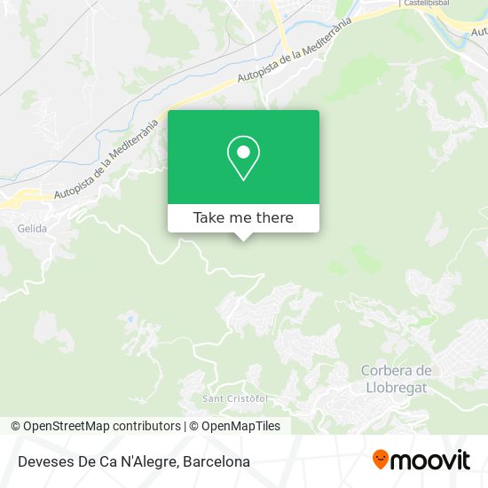 Deveses De Ca N'Alegre map