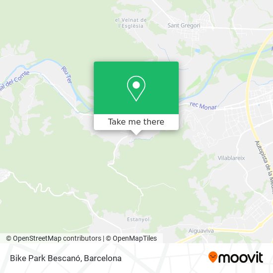 Bike Park Bescanó map