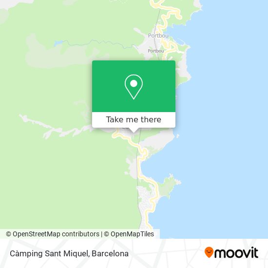 Càmping Sant Miquel map