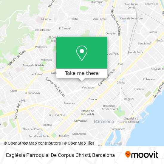 Església Parroquial De Corpus Christi map