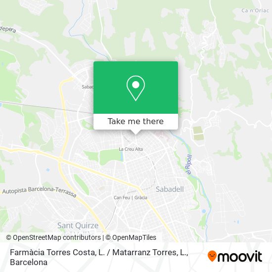 Farmàcia Torres Costa, L. / Matarranz Torres, L. map