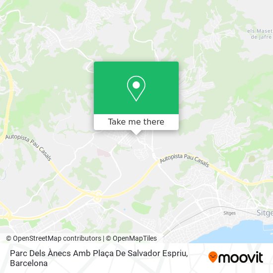 Parc Dels Ànecs Amb Plaça De Salvador Espriu map
