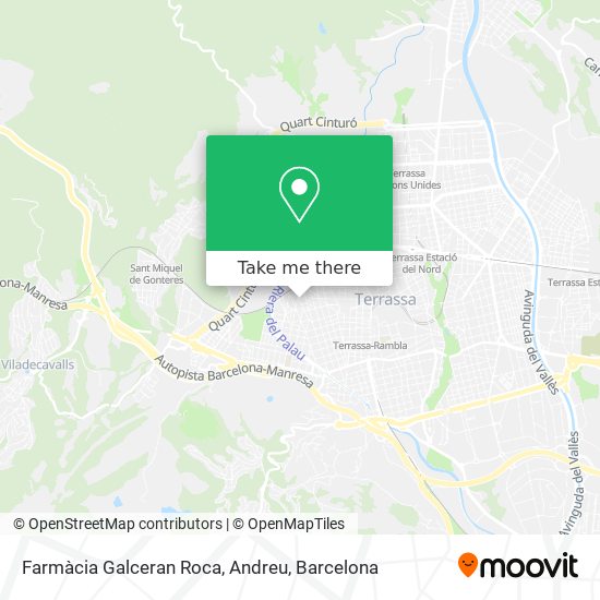 Farmàcia Galceran Roca, Andreu map
