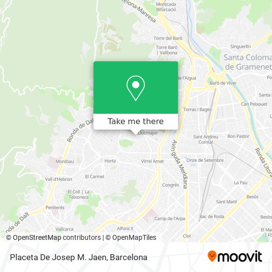 mapa Placeta De Josep M. Jaen