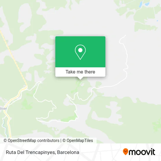 Ruta Del Trencapinyes map