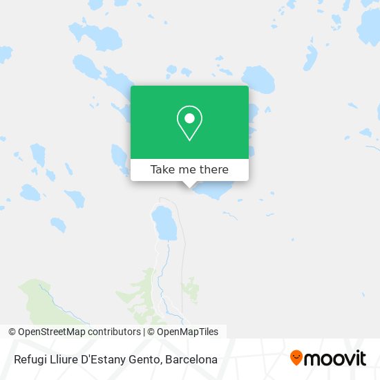 Refugi Lliure D'Estany Gento map