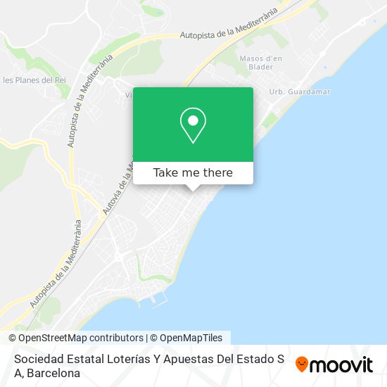 Sociedad Estatal Loterías Y Apuestas Del Estado S A map