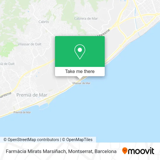 Farmàcia Mirats Marsiñach, Montserrat map