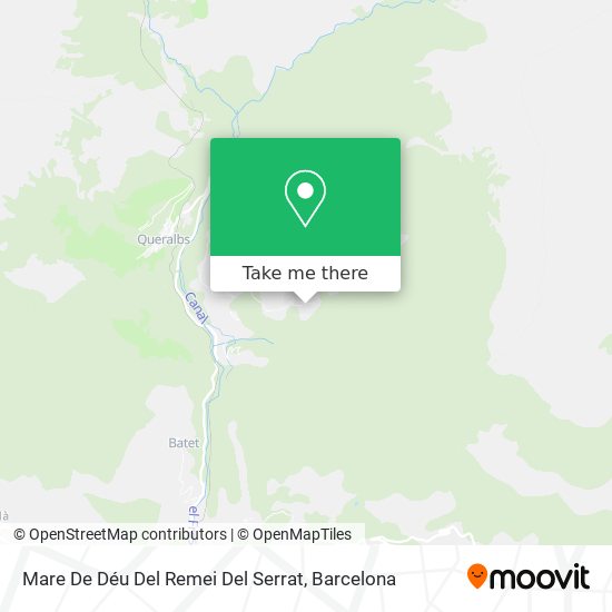 Mare De Déu Del Remei Del Serrat map
